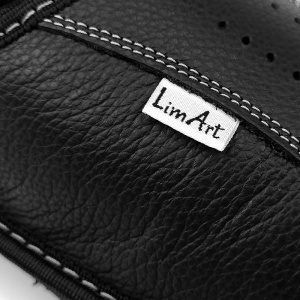 Papuci de Casa din Piele cu Talpa Groasa Îmblăniți cu Lână Model 'Luxury Woman' Black