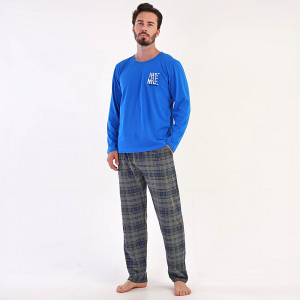 Men's Pajamas Plus Size Vienetta|MAN, Model 'Just Be Nice'