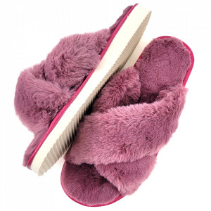 Papuci de Casa Blanosi si Moi Culoare Roz Mineral Model 'Exclusive Lounge'