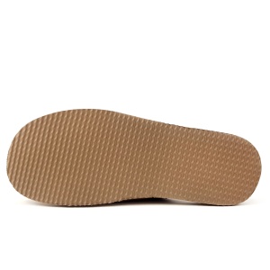 Talpă anatomică și ușoară de 2 cm a papucilor de casă Bosaco®.