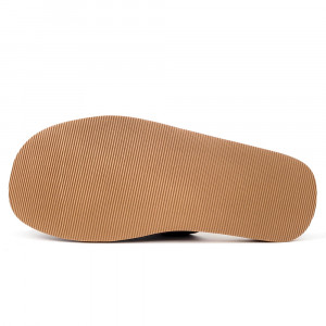 Papuci de Casa Imblaniti cu Lana de Oaie Culoare Maro Model Regalia Reddish