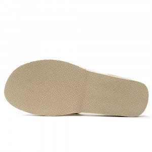 Papuci de Casa Vara din Piele Culoare Alb/Roz Model 'Glaucia' Dusty Pink