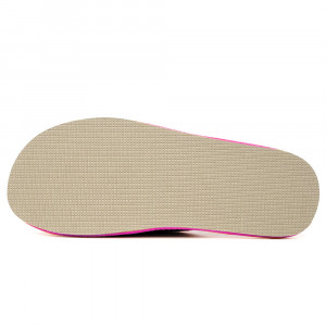 Papuci de Casa Vara din Postav 'Sweet Kitty' Fuchsia