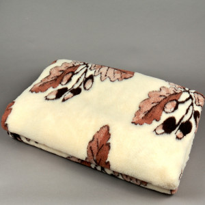 Patura din Lana Naturala de Oaie 100% Model 'Forest Connect' Marime 160 x 200, 1 Bucata
