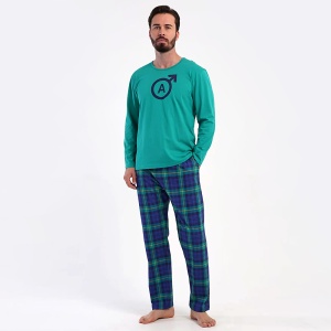 Pijama Bumbac 100% pentru Bărbați, Vienetta | MAN Model 'Alpha Prime' | Confort Superior