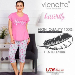 Pijama Dama Marimi Mari, Vienetta, 'Butterfly Effect' Pink