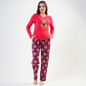 Pijama Vatuita la Interior din Bumbac, Brand Vienetta, Model 'Belive Your Inner Power'