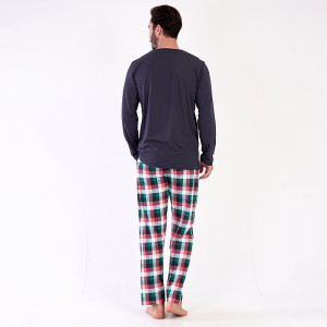 Pijamale Confortabile Barbati Vienetta|MAN, Model 'Follow Your Dreams' Gray