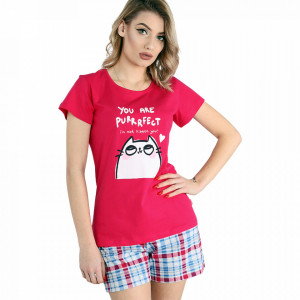 Pijamale Dama Muzzy Bumbac 100% 'You Are Perfect'