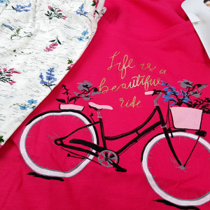 Pijamale Dama Vienetta Model 'Life is a Beautiful Ride'