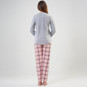 Pijamale Vienetta Confortabile Model 'Have a Nice Day'