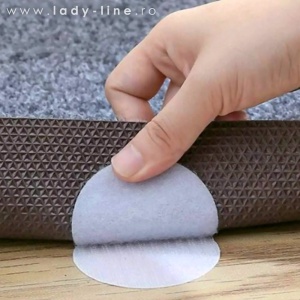 Plasturi Autocolante cu Scai Rotunde 4.5cm | Fixare Obiecte Ușoare & Decoratiuni | 8 Bucăți