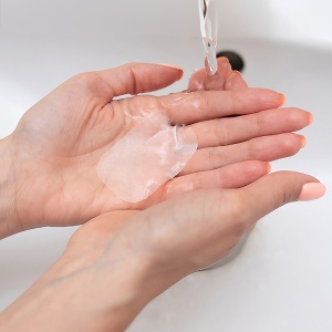 Dispozitiv cu Foite da Sapun Ideal pentru Calatorii, Roz, 20 Buc | Compact, Portabil, Igienic