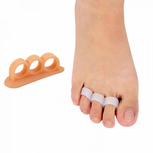 Dispozitiv Separator si Corectie pentru 3 Degete Picioare Unisex Set 2 Bucati