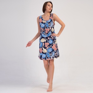 Vienetta Plus Size Nightgown with Straps 'Gazelle' | Relaxation and Summer Joy
