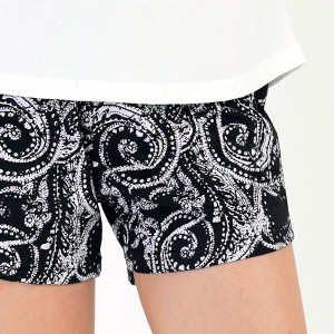 Pijamale Dama Vienetta din Bumbac 100%, Model 'Queen of the Universe' White