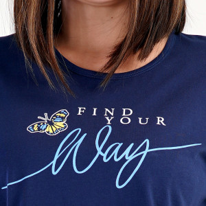 Camasa de Noapte Marimi Mari Vienetta, Model 'Find Your Way'