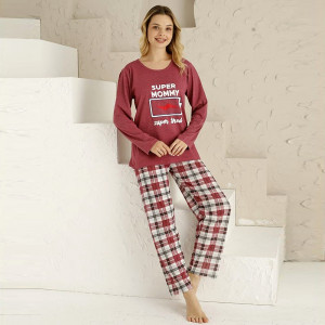 Pijama Dama Confortabila Brand Serena Model 'Super Mommy'