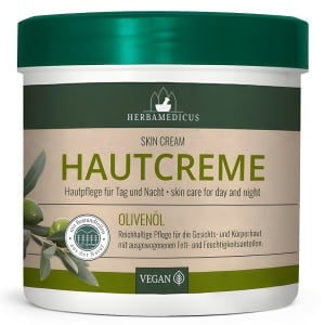 Cremă cu Ulei de M[sline Herbamedicus 250 ml - Îngrijire Intensivă, Hidratare și Protecție Zi și Noapte