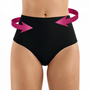 Chilot Modelator Invizibil Model Tanga Culoare Negru