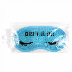 Masca cu Perle de Gel pentru Relaxarea Ochilor, Model 'Close Your Eyes'