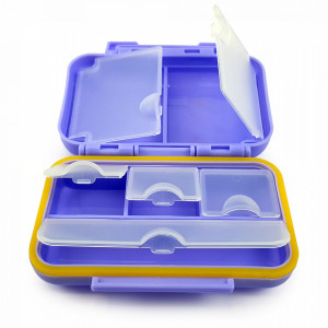 Organizator Medicamente Tip Valiza cu 6 Compartimente