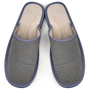Papuci de Casă Bărbați, Brand LimArt, Model 'Gents Classic' Gray