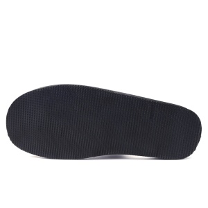 Papuci de Casa din Piele Culoare Maro Model 'Geometric Aproch' Mystik - Prezentare talpă.