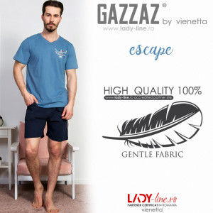 Pijama Barbati Gazzaz by Vienetta, 'Escape'