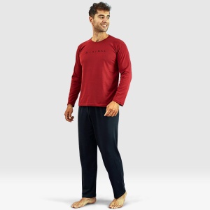 Pijama Bărbați Serena First Touch, Model 'Minimal' | Stil Casual. Prezentare din față.