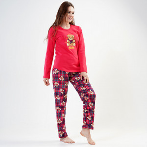 Pijama Vatuita la Interior din Bumbac, Brand Vienetta, Model 'Belive Your Inner Power'