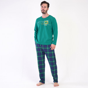 Pijamale Barbati Marimi Mari Vienetta|MAN, Model 'Think Outside the Box' Green