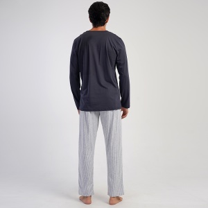 Pijamale Barbati Vienetta|MAN, Model 'Why Not' | Relaxare și Confort. Prezentare din spate.