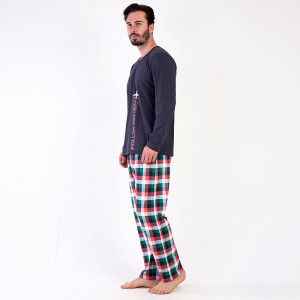 Pijamale Confortabile Barbati Vienetta|MAN, Model 'Follow Your Dreams' Gray