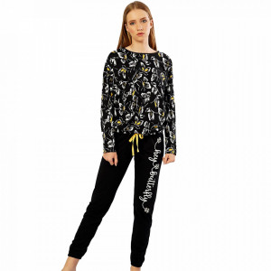 Pijamale Confortabile din Bumbac, Pijamale Vienetta, Model 'Hey Butterfly' 🦋