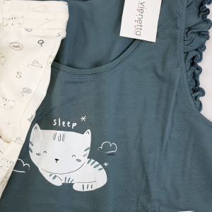 Pijamale Dama Vienetta cu Pantalon 3/4 Model 'Sleep Baby'