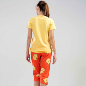 Pijamale Dama Vienetta din Bumbac 100%, Model 'Love U so Ducking Much'