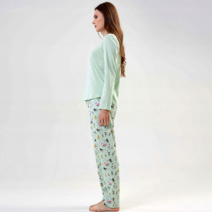 Pijamale din Bumbac Dama, Brand Vienetta, Model 'Awesome Move'