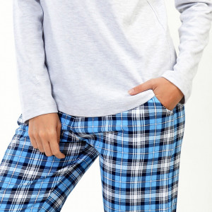Pijamale din Bumbac Interlock, Brand Vienetta, Model 'Queen'