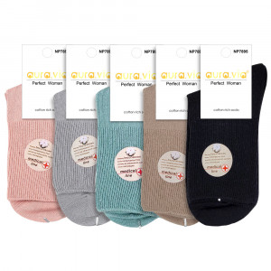 Șosete Dama Fară Compresie Medical Line Set 5 Perechi Model 'Comfort Plus'