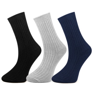Șosete din Lână de Alpaka Set 3 Perechi | Model 'Wool Essentials', Confort și Rafinament