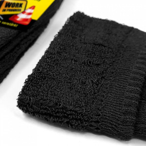Șosete Rezistente pentru Lucru Set 3 Perechi Model 'WorkSocks' Culoare Negru