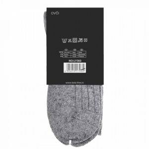 Sosete Termo din Lână Set 2 Buc, Marca Pesail® Model 'Stable Ground' Light Gray