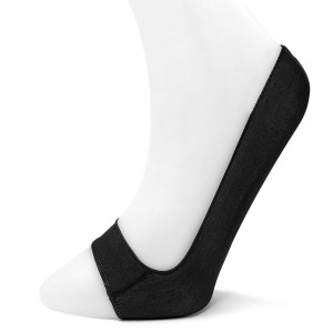 Talpici Decupati in Varf la Degete Culoare Negru, 1 Pereche