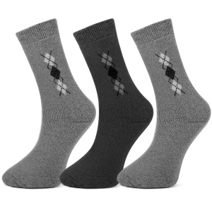Thermal Wool Socks | Set of 3, Pesail® Brand, 'Noble Charm' Model | Thermal Comfort and Style