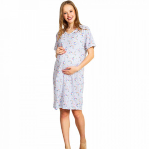 Vienetta Maternity and Nursing Shirt, 'The Sleeping Unicorn'