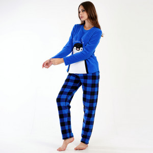 Pijamale Calduroase Dama din Polar Flece Vienetta Loft Model 'Dream Big'