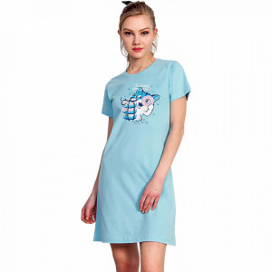 Camasa de Noapte Bumbac 100% Vienetta, Model 'Dreams Come True'