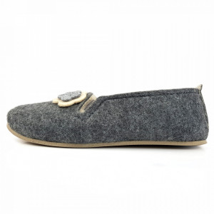 Botosei de Casa Balerini din Postav Imblaniti cu Lana de Oaie 'Tradition Simplicity' Gray