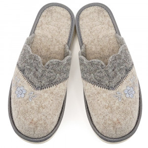 Nature's Embrace Fabric Slippers | Natural Comfort at Home